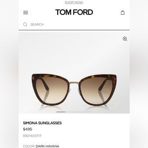 Authentic Tom Ford Sunglass Fames